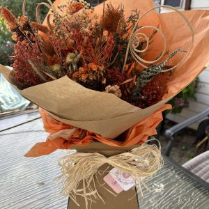 Dried flower bouquet - Orange