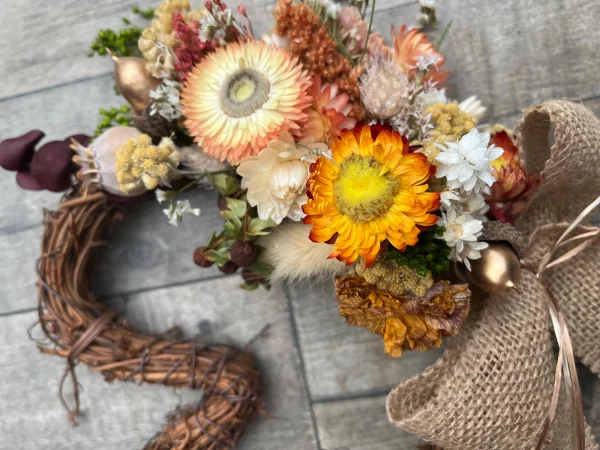 Heart Shaped Autumn Wreath - Image 2