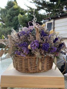 Flower Basket - Purple
