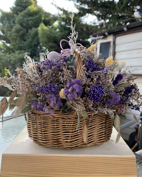 Flower Basket - Purple