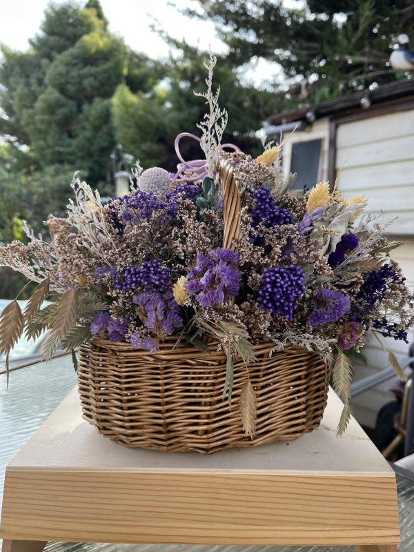 Flower Basket - Purple