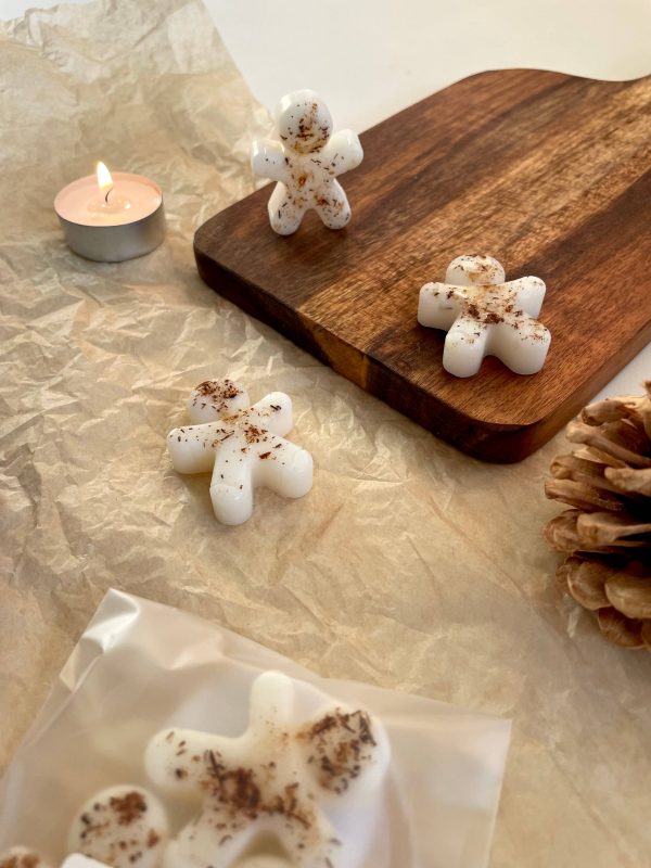 Gingerbread men wax melts, Christmas wax melts