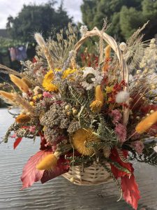 Autumn Flower Basket