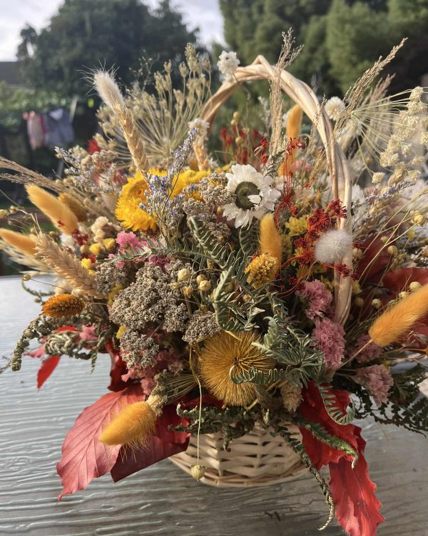 Autumn Flower Basket
