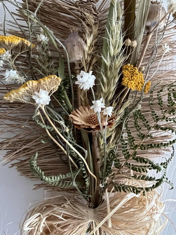 Boho Palm decorated with dried flowrs - Image 2