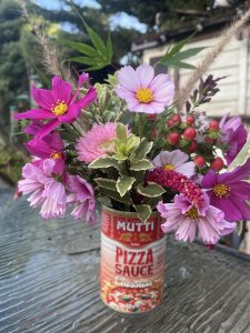 Tin Can Garden Posy